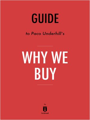 cover image of Guide to Paco Underhill's Why We Buy by Instaread